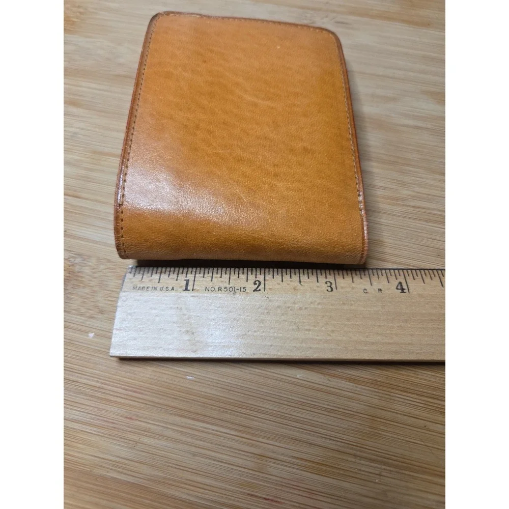 Vintage Leather Wallet With Card/picture Holder